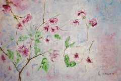 Kirschblüte, 2008, 70 x 100, Öl auf Leinwand