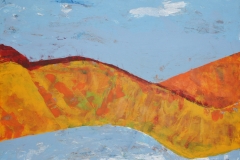 Nackte Landschaft, 2009, 50 x 70, Acryl auf Leinwand
