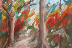 Herbstwald, 2016, 50 x 60, Acryl auf Leinwand