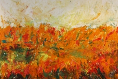 Herbst orange, 2013, 100 x 120, Acryl auf Leinwand